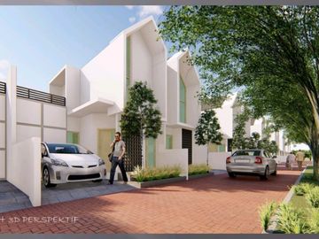 TERLARIS DI KOTA JOGJA RUMAH MEZZANINE 2 LANTAI KAWASAN RAMAI