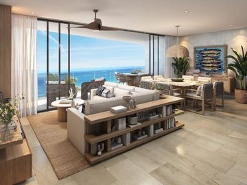 Penthouse frente al mar, con alberca privada, terraza de 78 m2 con vista al mar,