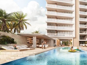 Penthouse frente al mar, con alberca privada, terraza de 78 m2 con vista al mar,