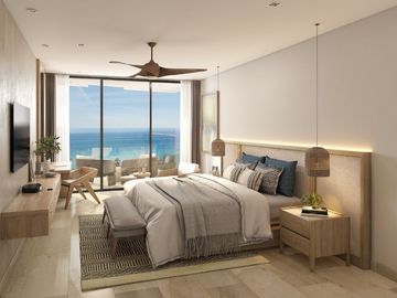 Penthouse frente al mar, con alberca privada, terraza de 78 m2 con vista al mar,