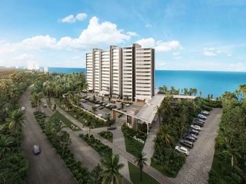 Penthouse frente al mar, con alberca privada, terraza de 78 m2 con vista al mar,