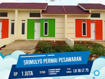 Rumah subsidi angsuran Free di Natar