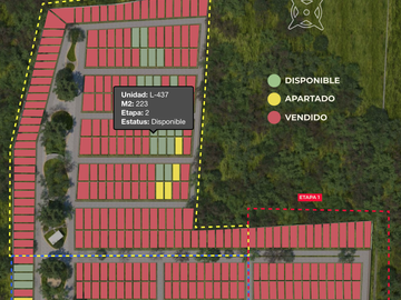 Terrenos en  Venta en Xamá 21 en Motul