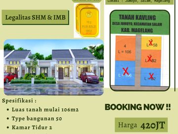 Rumah KPR salam magelang model minimalis LT 106