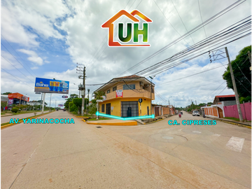 00596 - VENTA CASA YARINACOCHA + LOCAL COMERCIAL - EN ESQUINA