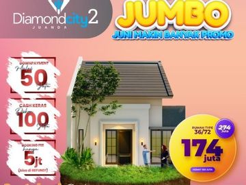 HARGA HEMAT, WA. 0821-3993-----, Rumah Murah Sidoarjo 2022 169 Juta, Diamond City Juanda 2