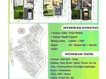 Ar Rahman Regency, Diskon 15%, Gratis Biaya2 : Cuma 100 Juta-an
