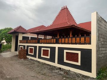 RUMAH SULTAN! PADUAN JOGLO DAN LIMASAN BAHAN KAYU JATI DI PRAMBANAN