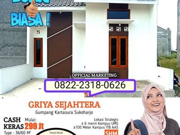 Rumah Kartasura Rumah Kampus UMS Solo Rumah Gumpang Kartasura Tanah solo