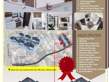 Rumah Dijual Dekat Masjid Raya Baiturrahman Aceh