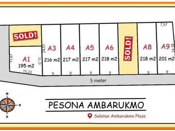 Harga Promo: Tanah Dijual Jalan Solo, Selatan Ambarukmo Plaza⁣