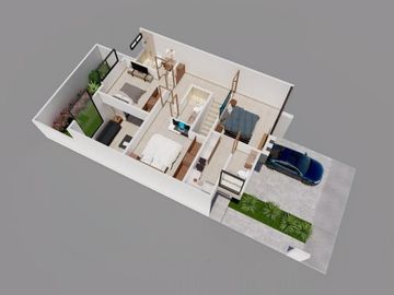 Preciosa Casa, Cañadas del Arroyo, 3 Recamaras, 3.5 Baños, Doble Altura, Jardín