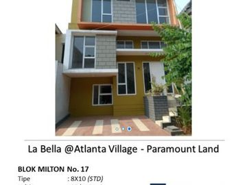Cluster La Bella @Atlanta Village Hunian Cantik Ready Stock di Tangerang