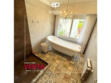 VENTA Chalet 6 AMB reciclado con piscina climatizada - zona Güemes MdP