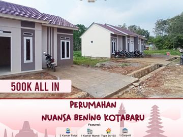 rumah di dekat SMAN 1 natar Free deposito
