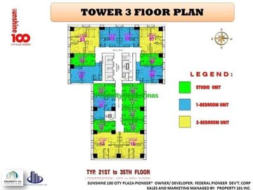 1 Bedroom Pre-selling Condo in Sunshine 100 Mandaluyong City