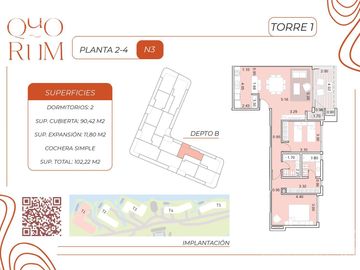 Departamento en venta de 3 ambientes en Nuevo Quilmes con excelente calidad constructiva!