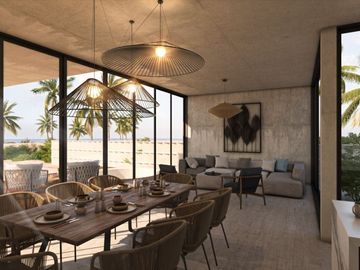 Departamento  en venta Mérida Yucatán, Bajareque Telchac Puerto