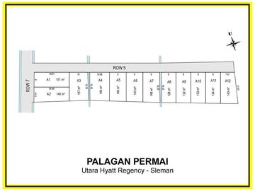 Tanah Dijual Sleman, Dekat Pasar Rejodani, Bisa Cicil 12X