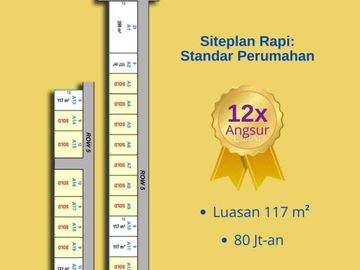 Kapling Tegal, SHM Per Unit, 12x Bayar, Dekat Puskesmas Adiwerna