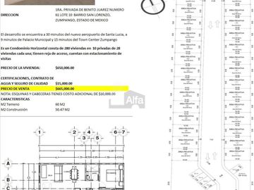 Casa en venta Fraccionamiento Cedros Zumpango Edo Mex.