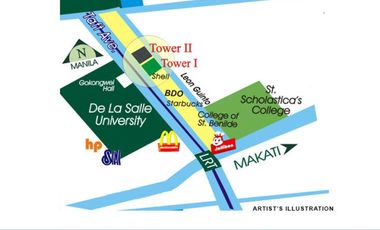 STUDIO UNIT IN TAFT, FRONTING LASALLE- AFFORDABLE RFO