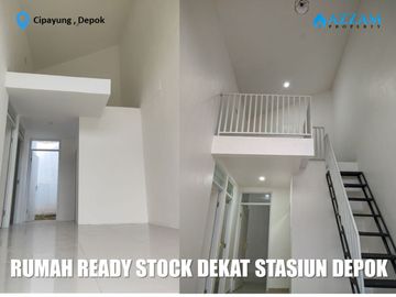 RUMAH READY STOCK MEZZANINE DEKET STASIUN DEPOK