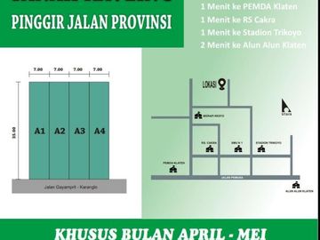 Promo Lebaran!! Beli Tanah Sekarang di Klaten Harga Terjangkau