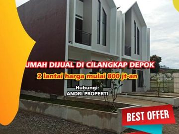 Rumah kpr syariah di Tapos Depok Bank BTN Promo tanpa DP