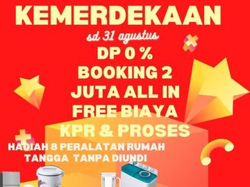 PROMO MERDEKA HOT SALE dp 2JT ALL IN Rumah dijual murah di Padalarang