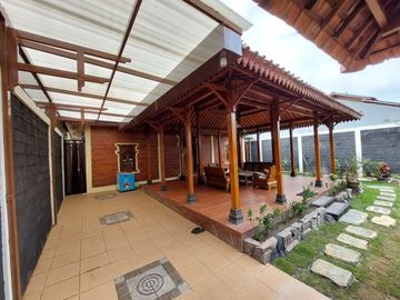JOGLO MEWAH JAWA MODERN PREMIUM PALING MURAH DI DEKAT HYATT JOGJA KAWASAN ELIT