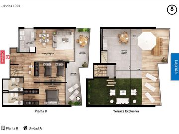 Laprida 1200 - Departamento de dos dormitorios en venta-Rosario.