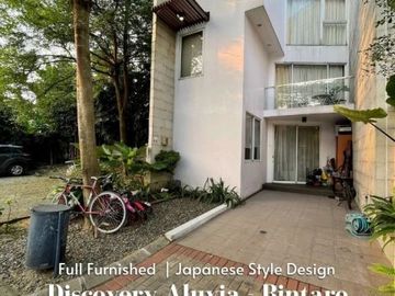 For Sale Furnished Japanese Style Townhouse at Bintaro