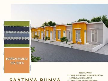 Rumah Minimalis Hanya 199 Juta Siap KPR Di Prambanan