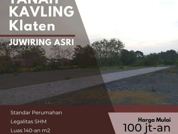 Tanah Dijual Klaten Dekat KUA Juwiring SHM Pecah Unit