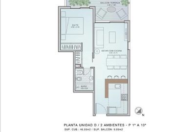 Departamento en venta en Bernal Centro