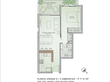 Departamento en venta en Bernal Centro