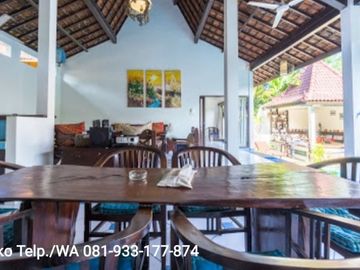 Dijual Cepat Private Villa Dekat Pantai di Gili Trawangan
