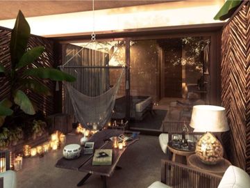 Departamento con amenidades,servicio a la habitacion , area comercial boho chic