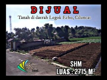 Dijual tanah di daerah Legok Echo