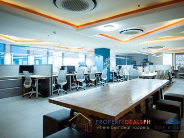 Fully Fitted, Interior Decorated Office Space For Sale at Aspire Tower, Nuvo City Quezon City