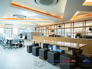 Fully Fitted, Interior Decorated Office Space For Sale at Aspire Tower, Nuvo City Quezon City