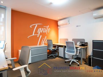 Fully Fitted, Interior Decorated Office Space For Sale at Aspire Tower, Nuvo City Quezon City