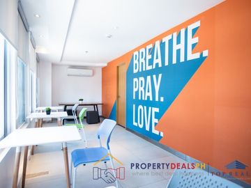 Fully Fitted, Interior Decorated Office Space For Sale at Aspire Tower, Nuvo City Quezon City