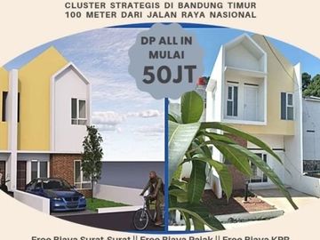 DP 50JT All IN Rumah 2LT Harga 1LT Dekat Jalan Raya Cinunuk Cileunyi