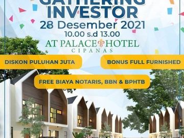 Bonus Full Furnished Villa 2LT di Puncak Cipanas Cianjur Hanya 580Jtan