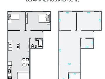 Complejo Via Rio II - a estrenar - Departamento 2, 3 y 4 amb - Venta - Lanus Oeste
