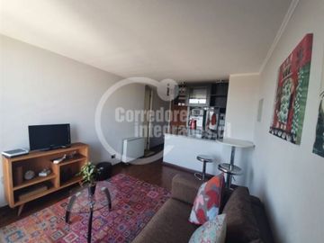 Departamento amoblado en venta de 1 dorm. en Santiago