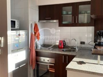 Departamento amoblado en venta de 1 dorm. en Santiago