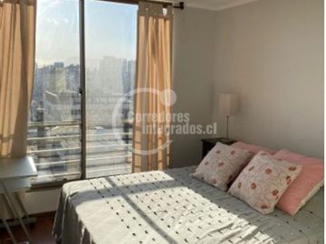 Departamento amoblado en venta de 1 dorm. en Santiago